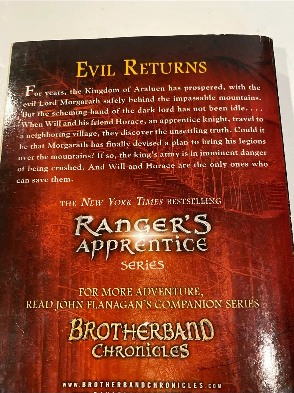 “Ranger’s Apprentice, The Burning Bridge,”